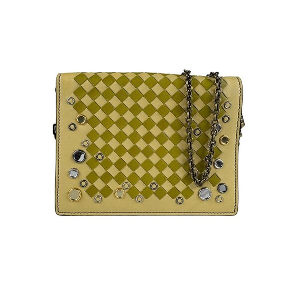 BOTTEGA VENETA Beige Leather Intrecciato Wallet - Picture 1 of 5